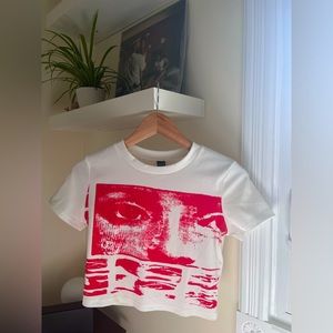 Cropped Graphic Tee